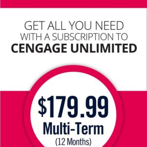 Cengage Unlimited subscription, 12 months, 1st Edition